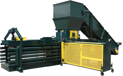 Single Ram Open End Auto-Tie Horizontal Ballenpressen