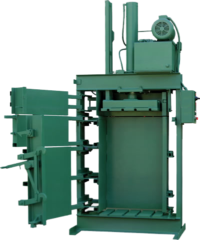 Vertikale Ballenpressen für Textilien