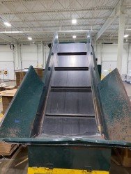 Reconditioned IBC Closed Door Baler with Infeed Conveyor
