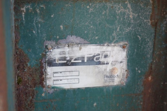 Compactador de estação de transferência Peabody usado (vendido como está)