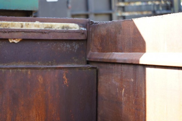 Compactador de estação de transferência Peabody usado (vendido como está)