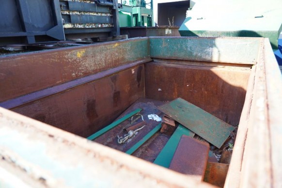 Använd noggrann (Wastequip) Transfer Station Compactor