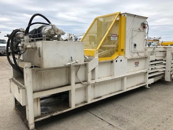 Used Maren Single Ram Manual Tie Open End Auto-Tie Horizontal Baler