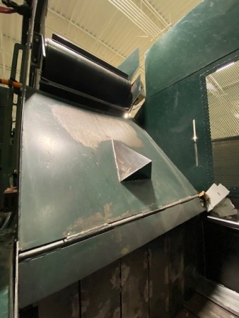 Reconditioned IBC Closed Door Baler with Infeed Conveyor