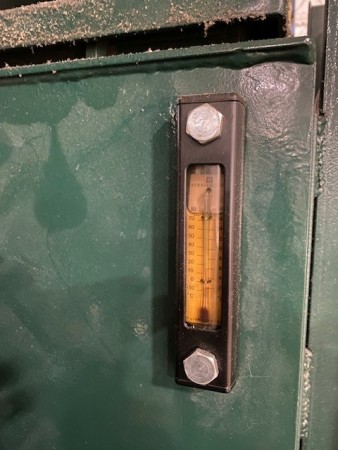 Reconditioned IBC Closed Door Baler with Infeed Conveyor