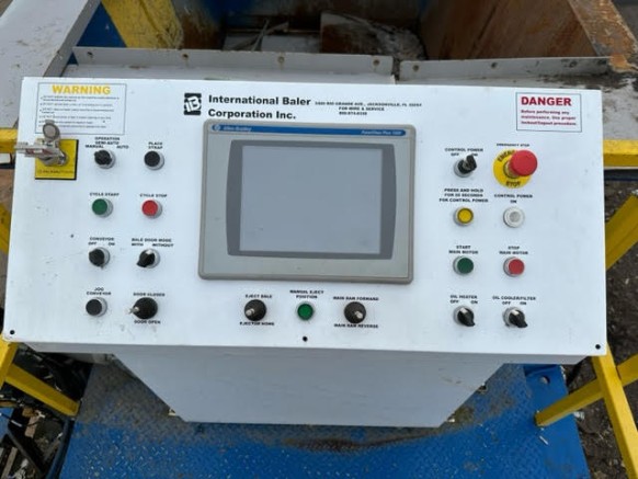 Used IBC TR11-T75-HP Two-Ram Baler