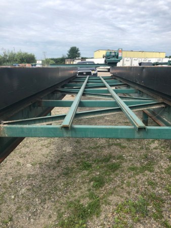 Gebrauchtes Mosley Gorilla Two Ram &amp; 72" breites Gummi-Kombinations-Ballenpressen-Einlaufförderband